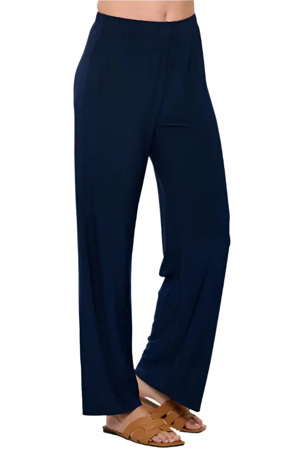 019- Jostar Navy Flared Stretch Pant