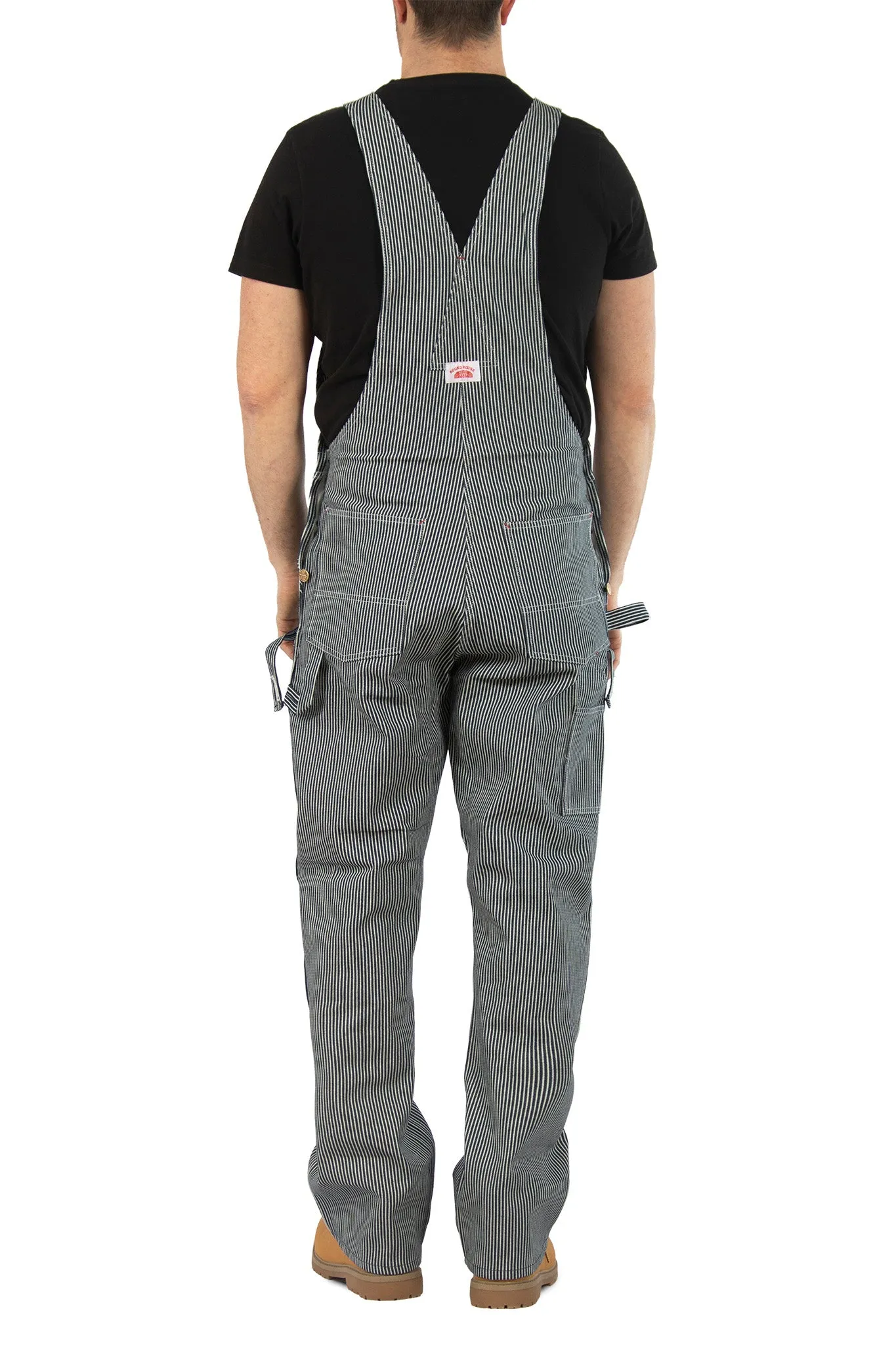 #730 Stripe Carpenter Bib Overalls