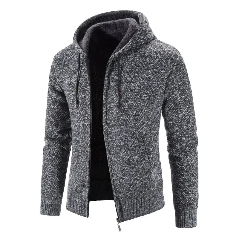 Aidase 2024 Men's Sweaters Autumn Winter Wool Zipper Cardigan Sweaters Man Casual Knitwear Sweatercoat Male