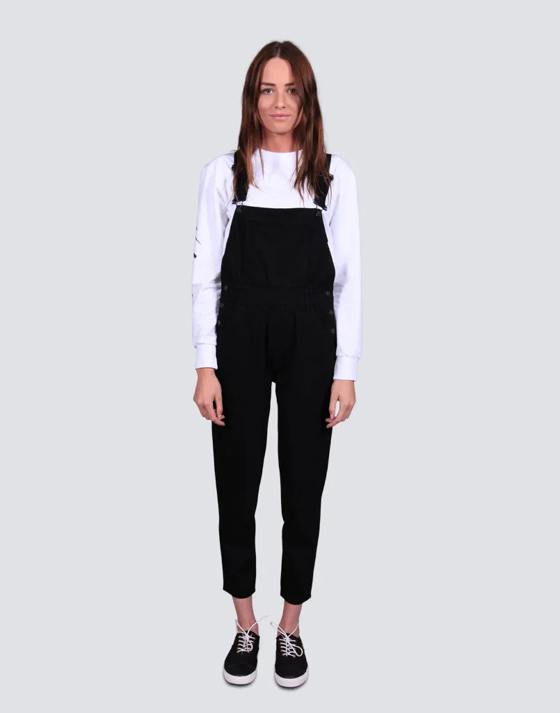 All Over It Dungarees - Black