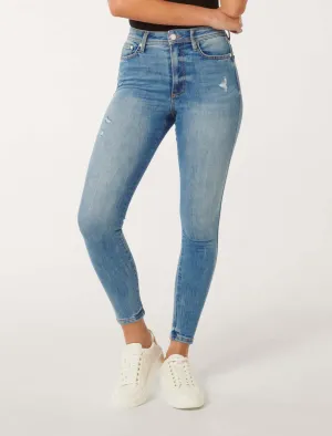 Ashley Mid-Rise Skinny Jeans