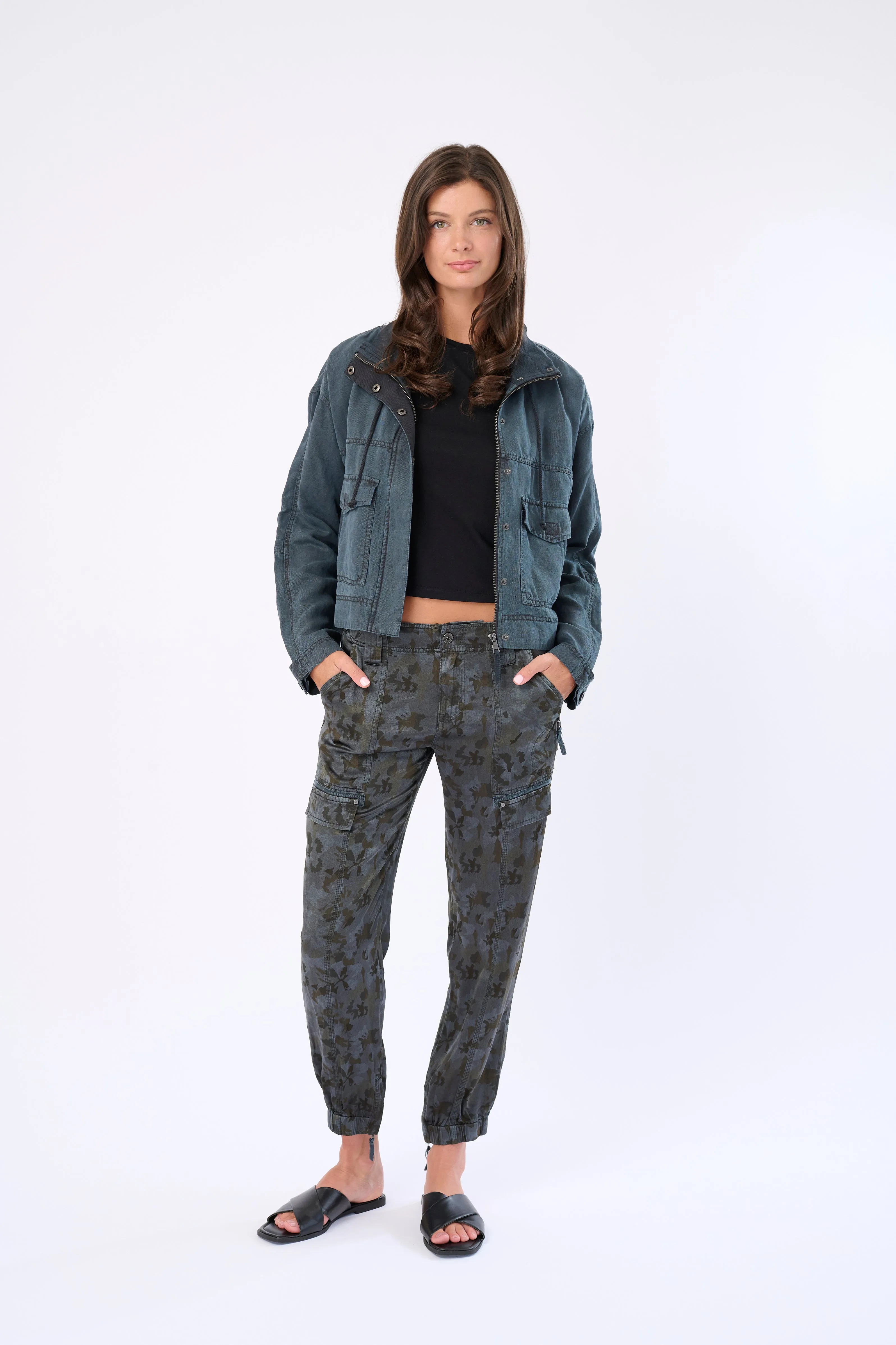 Axel Viscose Satin Jogger