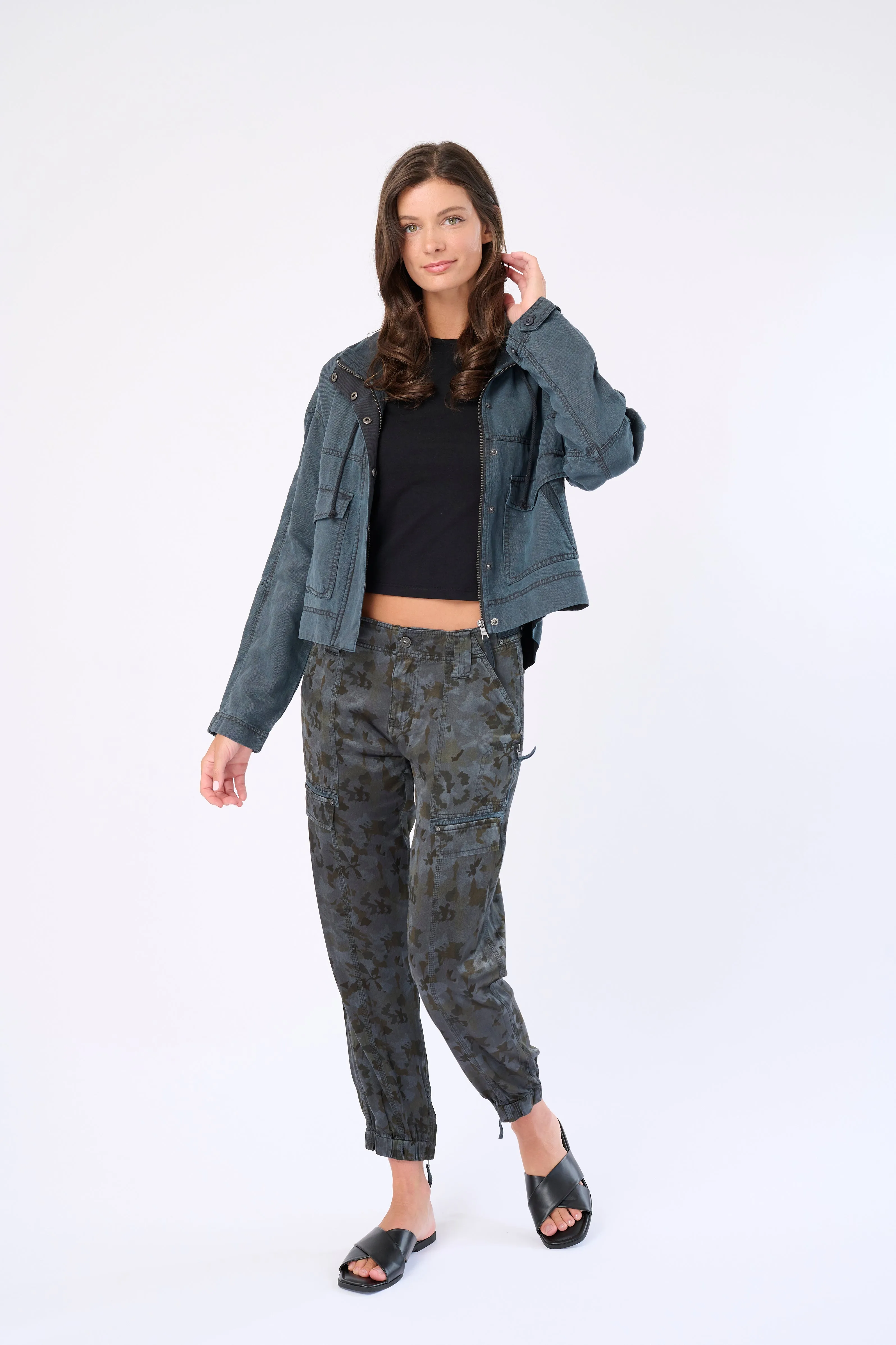 Axel Viscose Satin Jogger