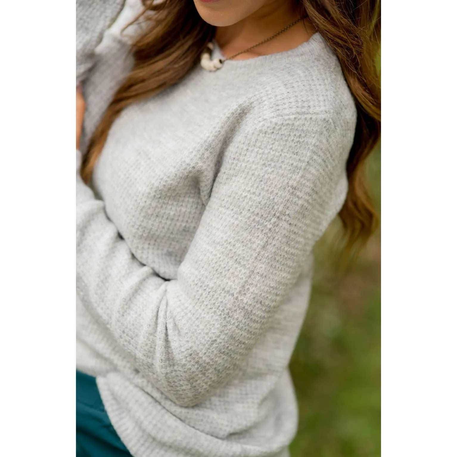 Basic Ribbed Knit Sweater