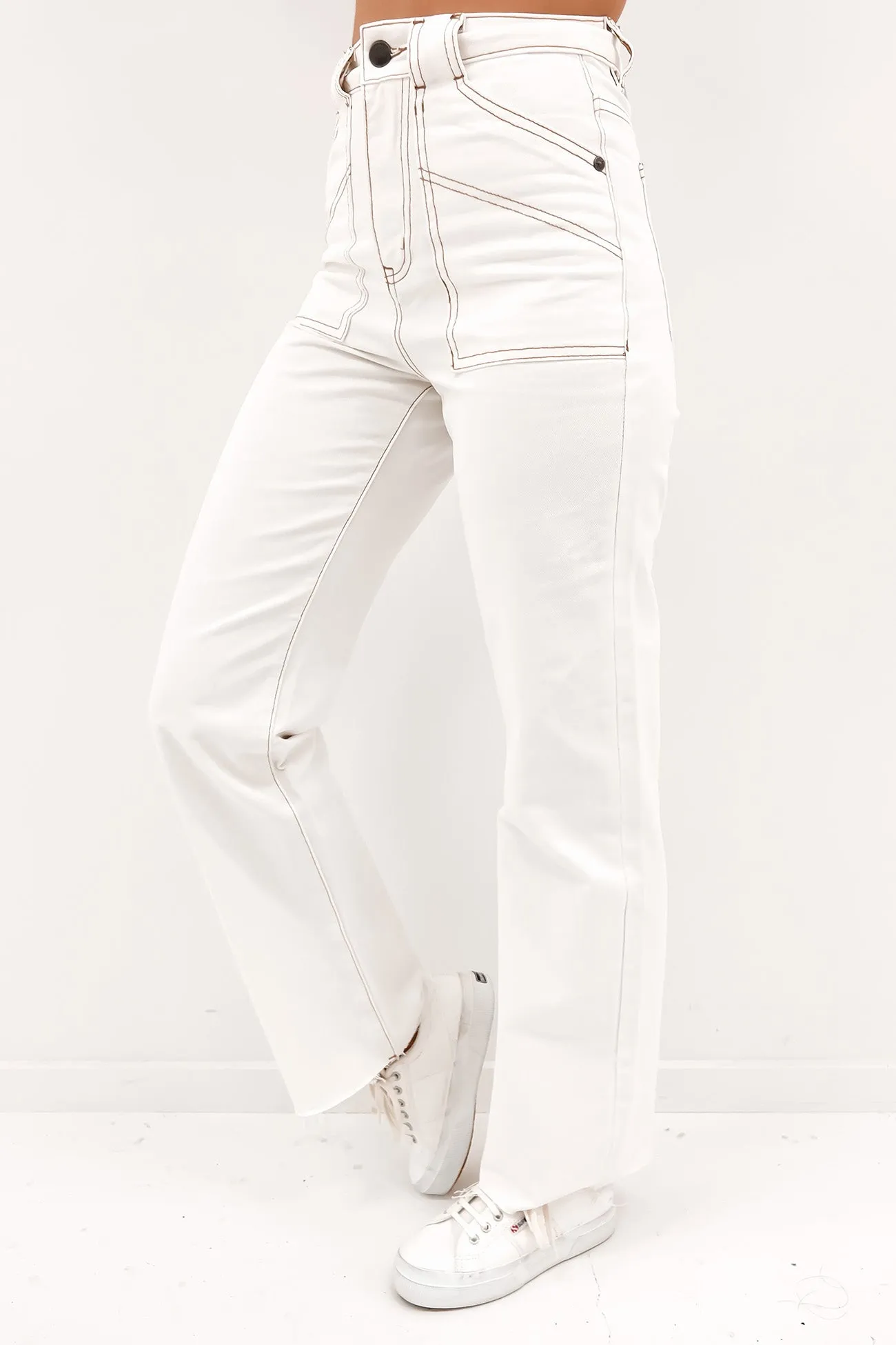 Becca Pant Vintage White