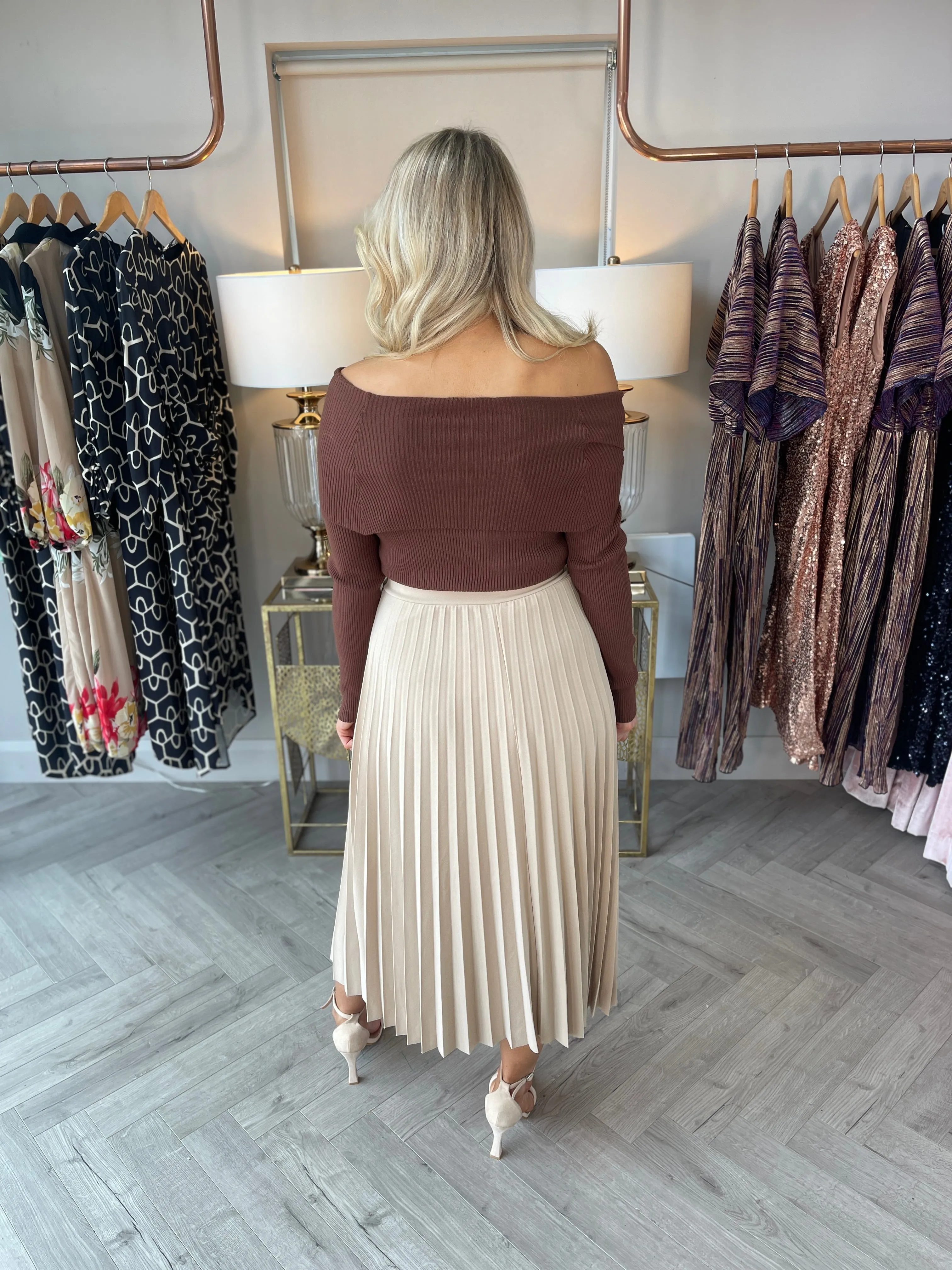 Beige Kai Skirt