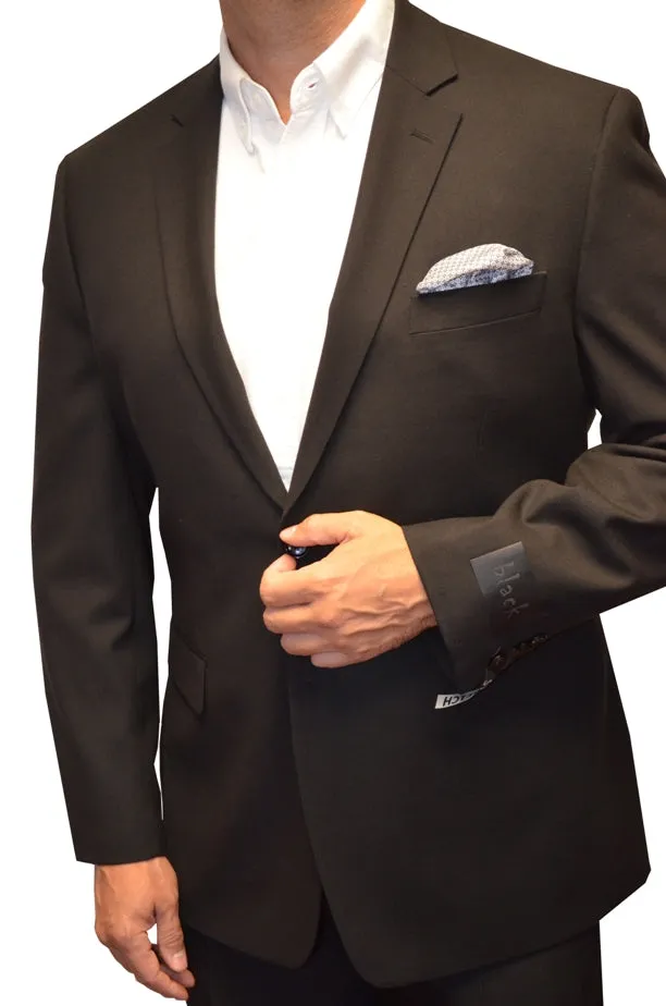 Black Modern Slim Fit 2 Piece Suit - 7041P