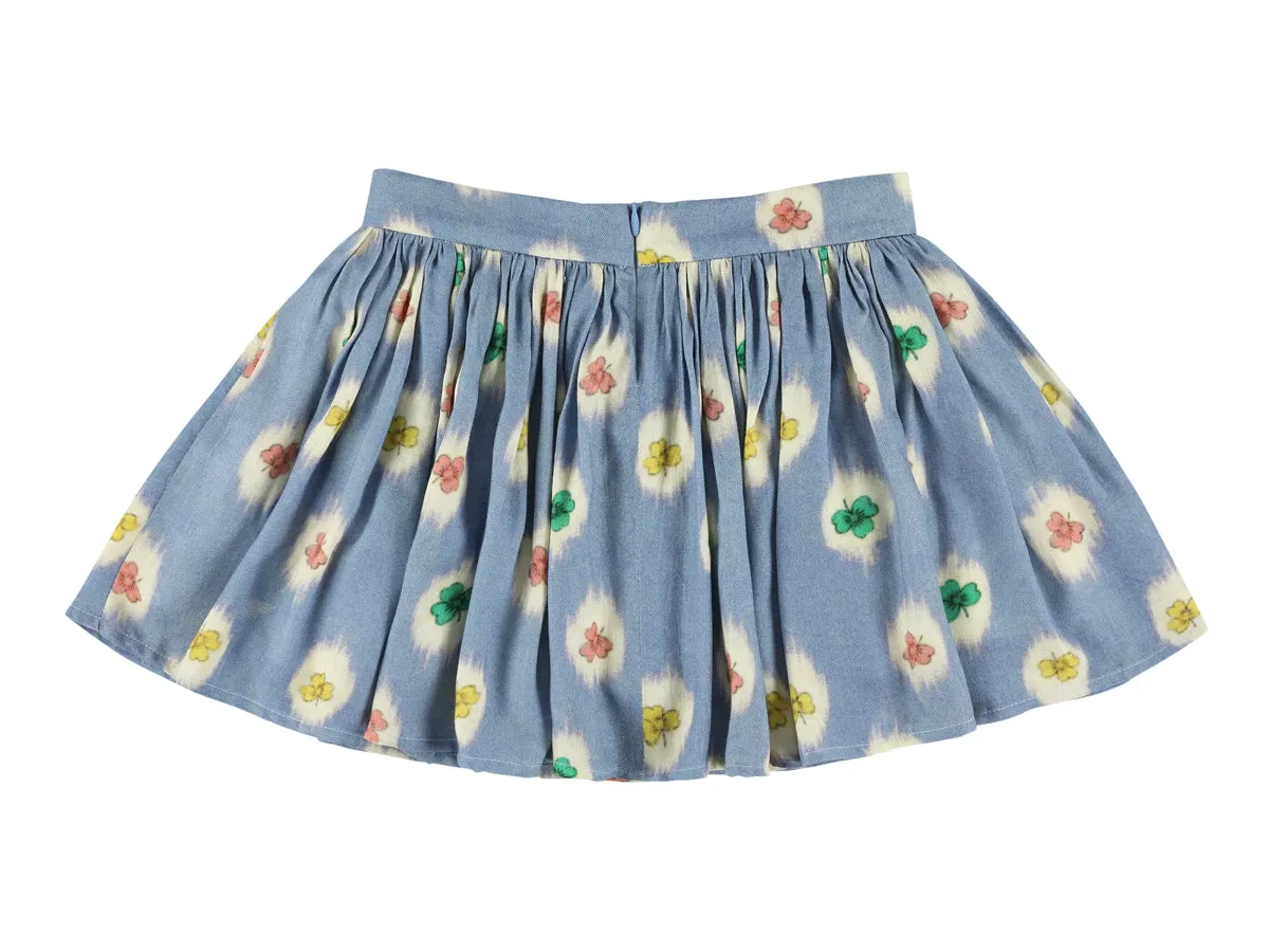 Blue Sprint Clover Skirt