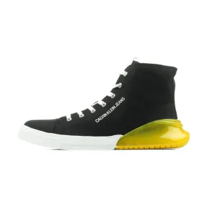 Calvin Klein Mens Merlin High Top - Black/Lemon Chrome