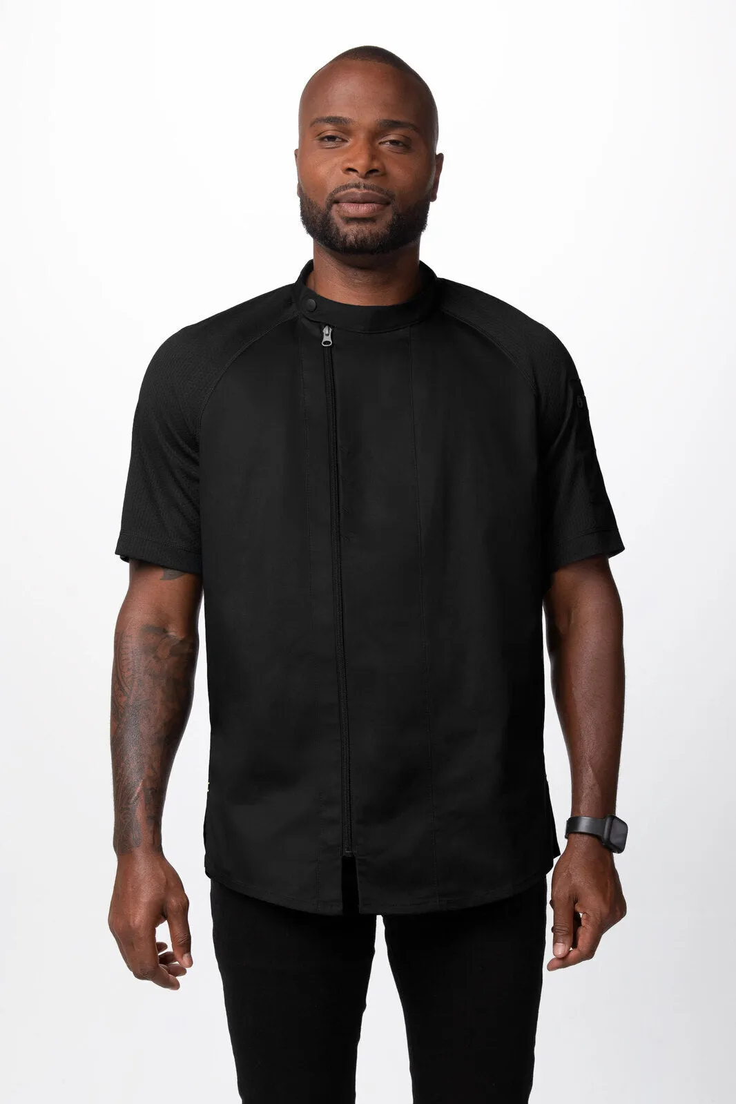 Chef Works Varkala Chef Jacket- Black