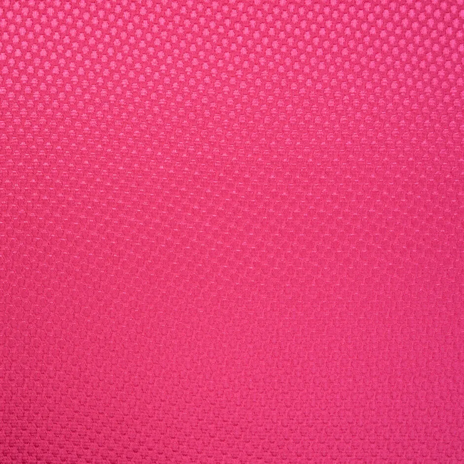 Cherry Pink Spot Jacquard Silk & Wool Cloqué