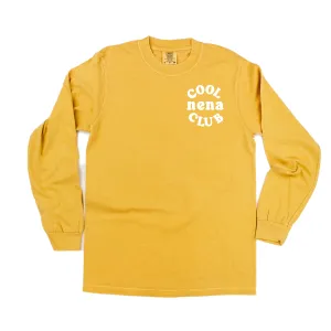 COOL Nena CLUB - Pocket Design - LONG SLEEVE COMFORT COLORS TEE