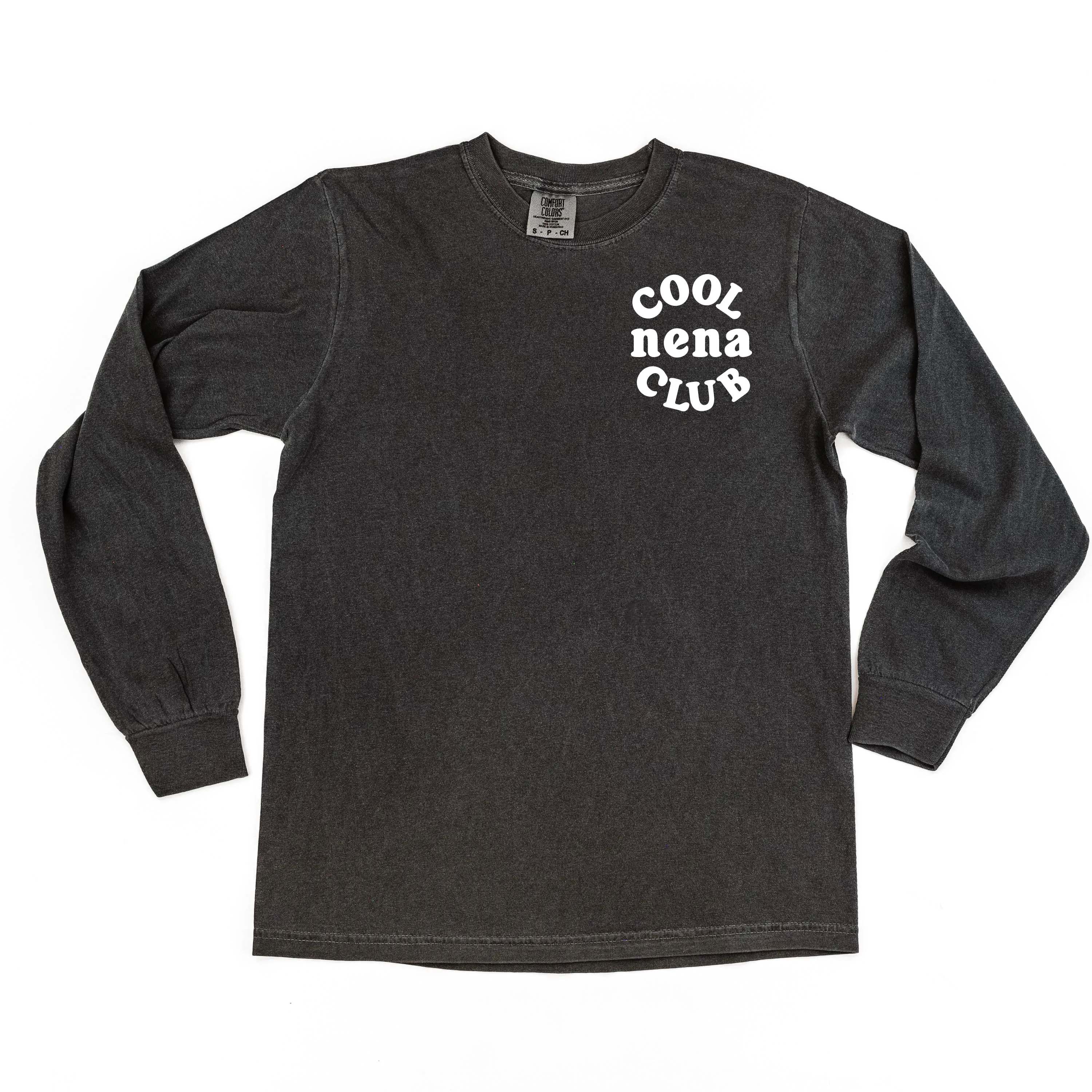 COOL Nena CLUB - Pocket Design - LONG SLEEVE COMFORT COLORS TEE