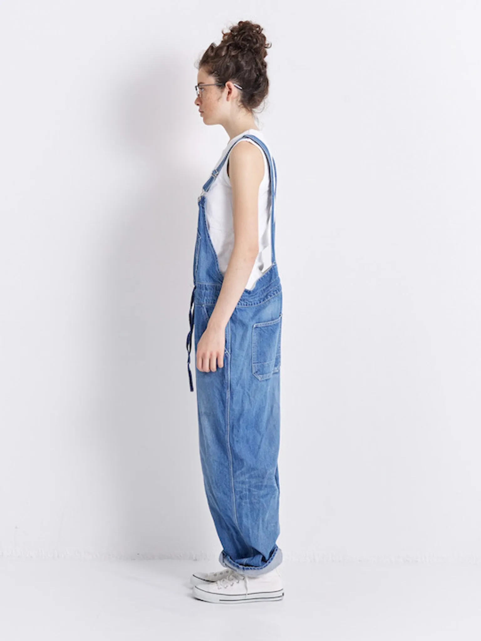 Cotton Overalls - Dark Indigo