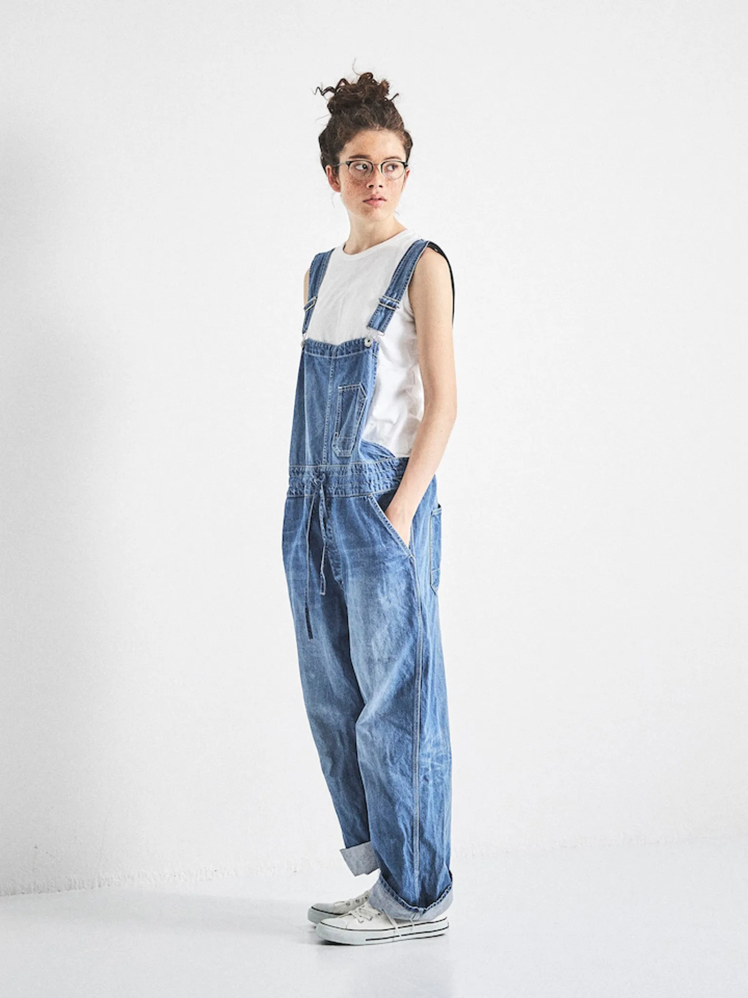 Cotton Overalls - Dark Indigo