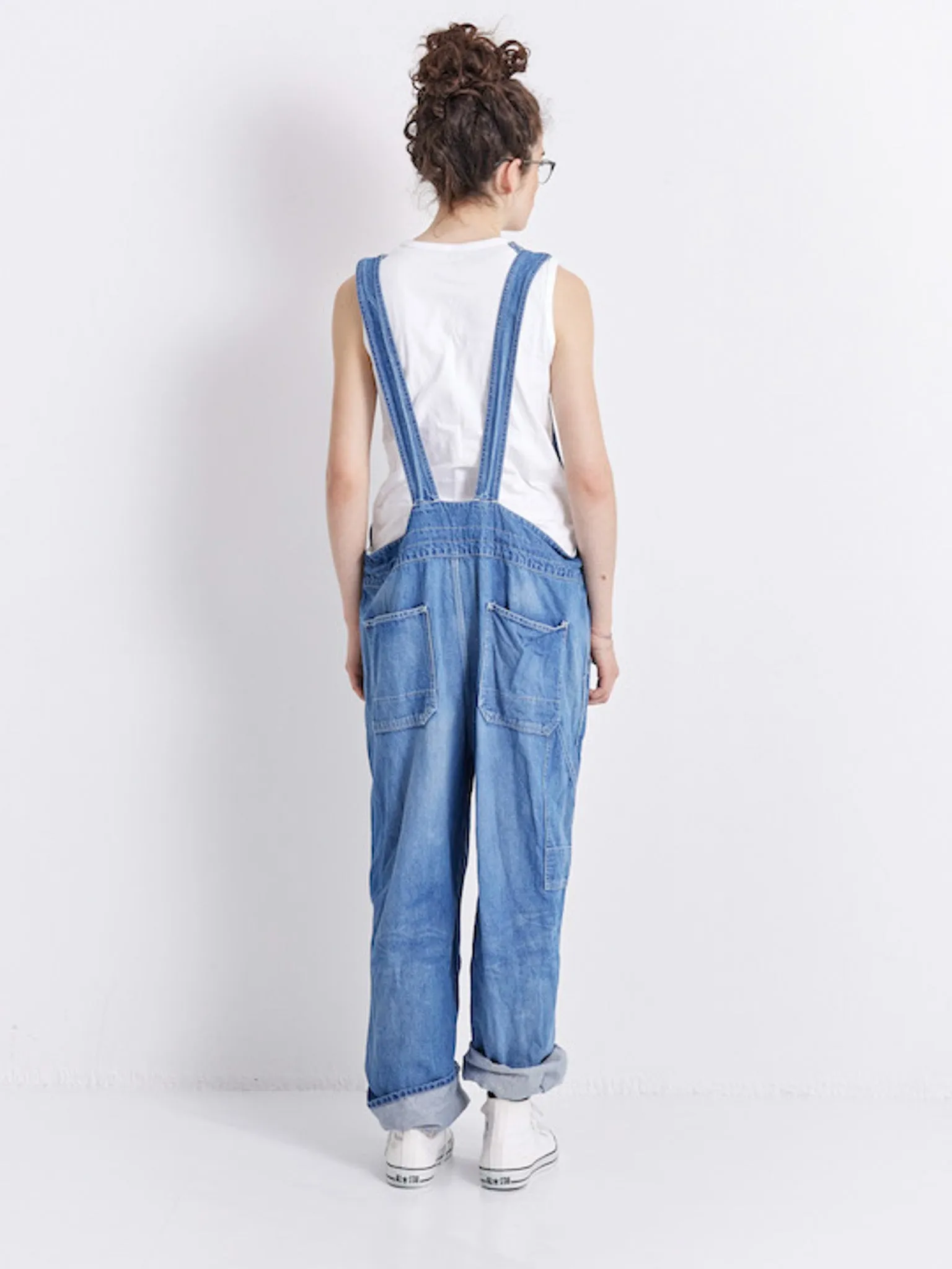 Cotton Overalls - Dark Indigo