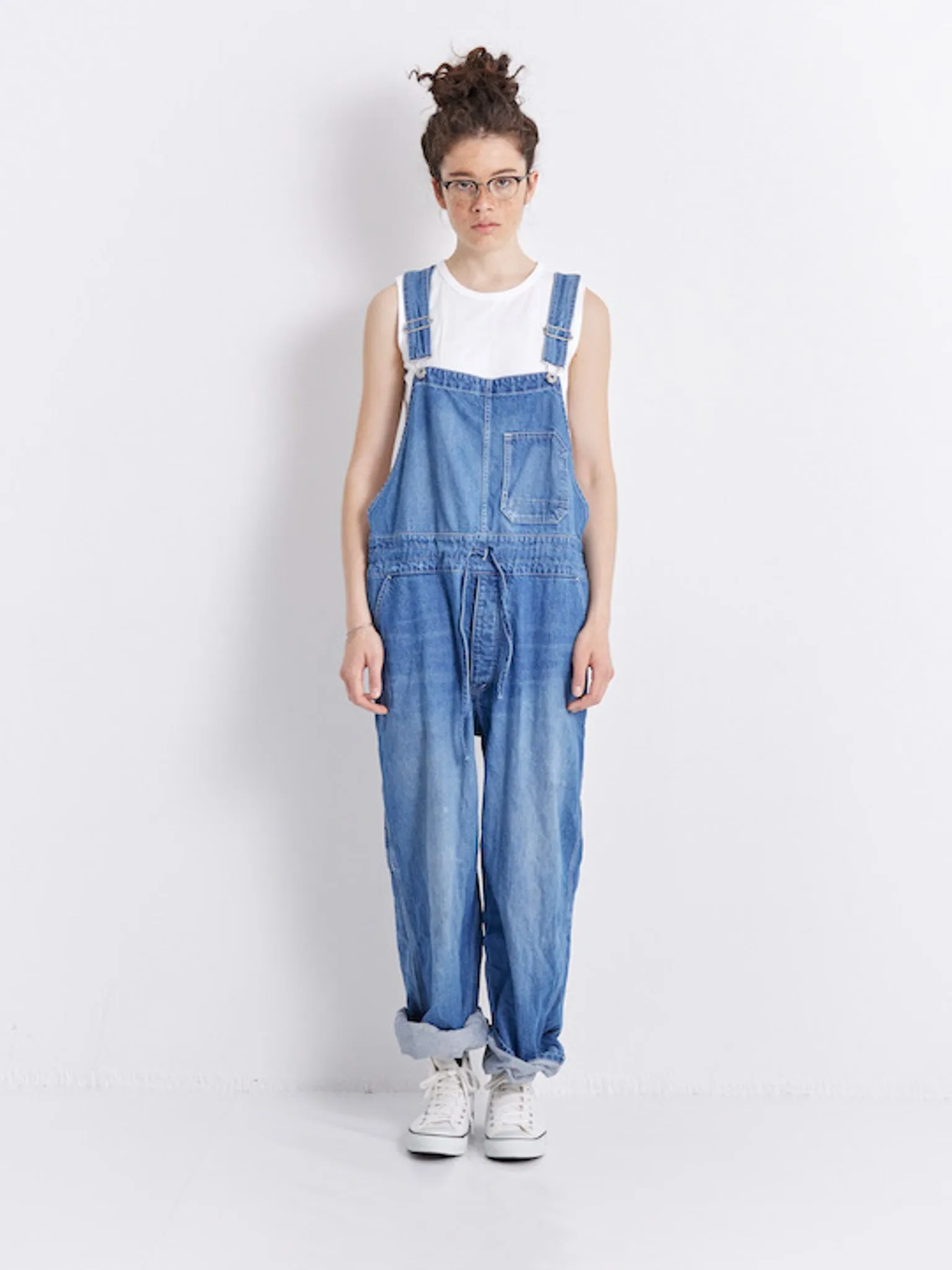 Cotton Overalls - Dark Indigo