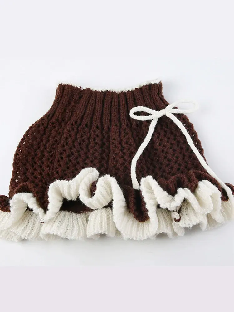 Country Boutique Knit Micro Skirt