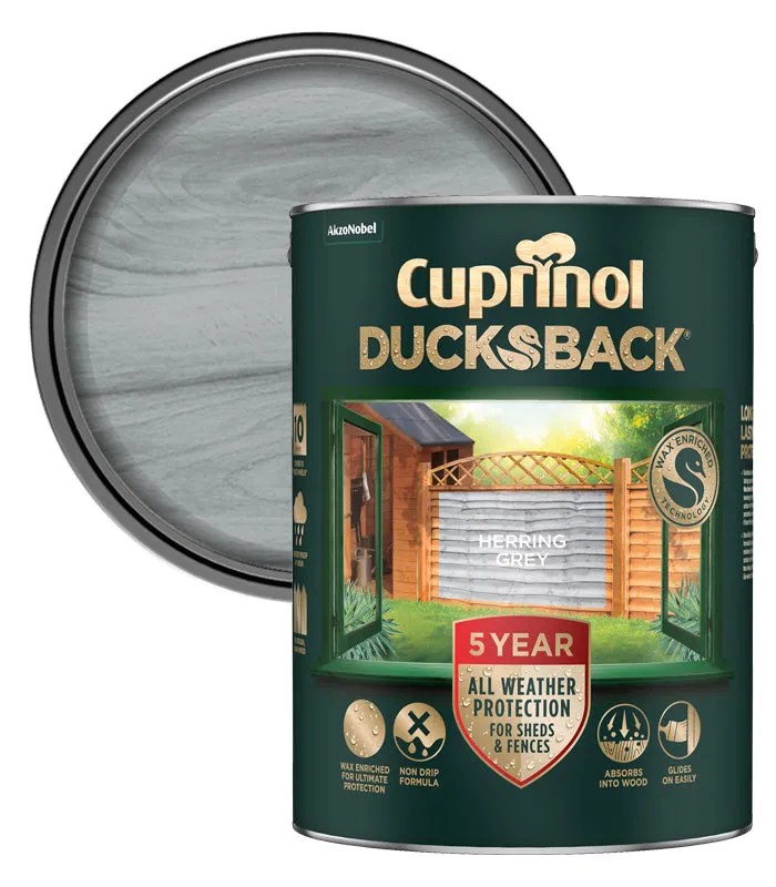 Cuprinol 5 Year Ducksback Stain- 5 Litre