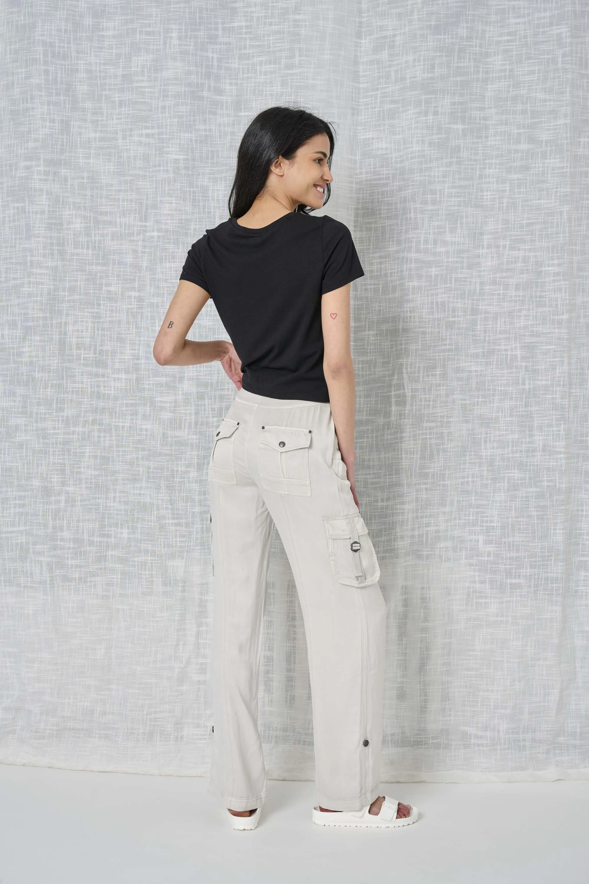 Declan Solid Cupro Pant