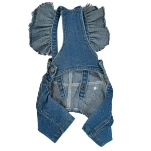 Denim Rose Overalls