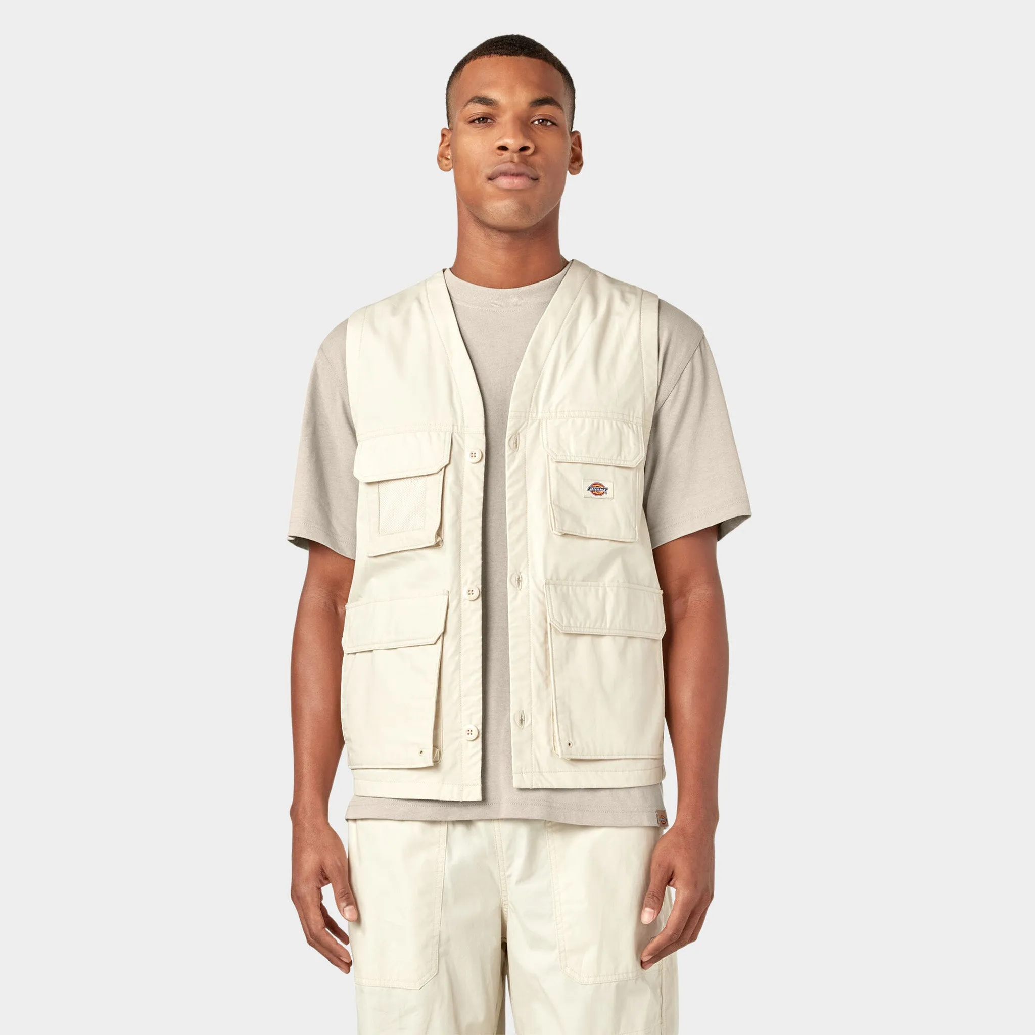 Dickies Fisherville Vest / Stone Whitecap Grey