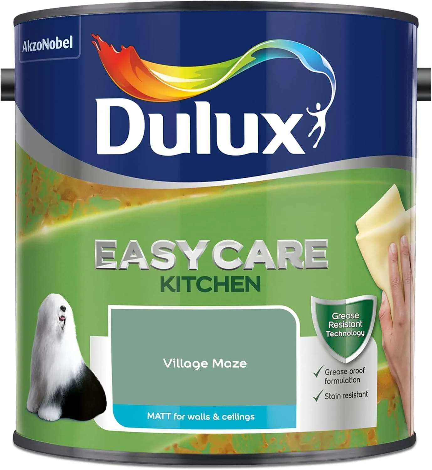 Dulux Easy Care Kitchen 2.5L Matt Emulsion - Village Maze