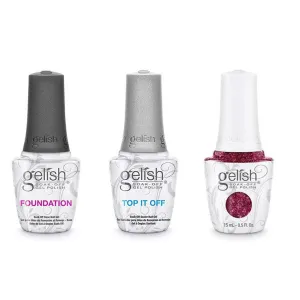 Gelish Combo - Base, Top & Too Tough To Be Sweet