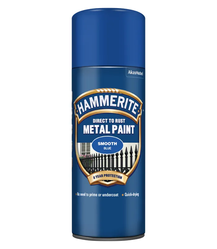 Hammerite Direct To Rust Smooth Aerosol Spray Paint