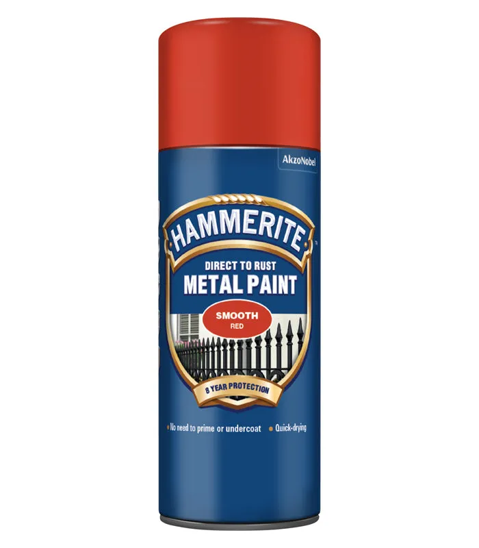 Hammerite Direct To Rust Smooth Aerosol Spray Paint