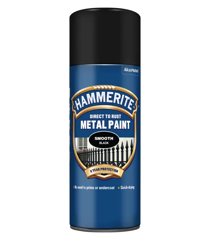 Hammerite Direct To Rust Smooth Aerosol Spray Paint