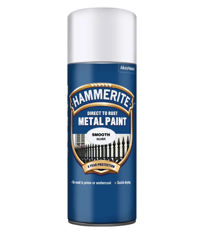 Hammerite Direct To Rust Smooth Aerosol Spray Paint