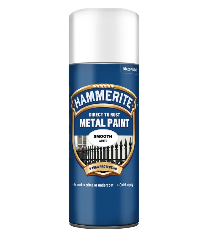 Hammerite Direct To Rust Smooth Aerosol Spray Paint