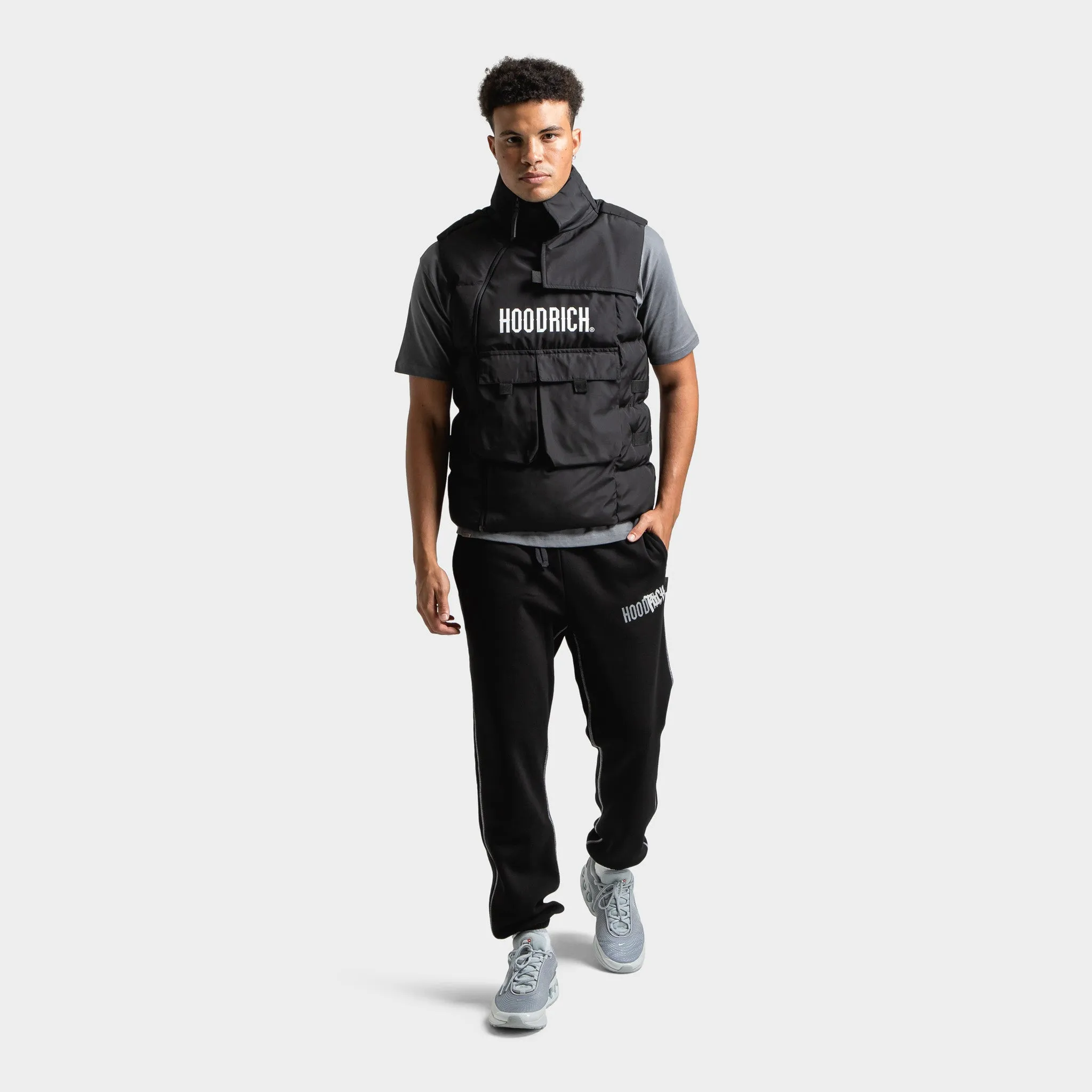 Hoodrich Quantum Gilet Black / White