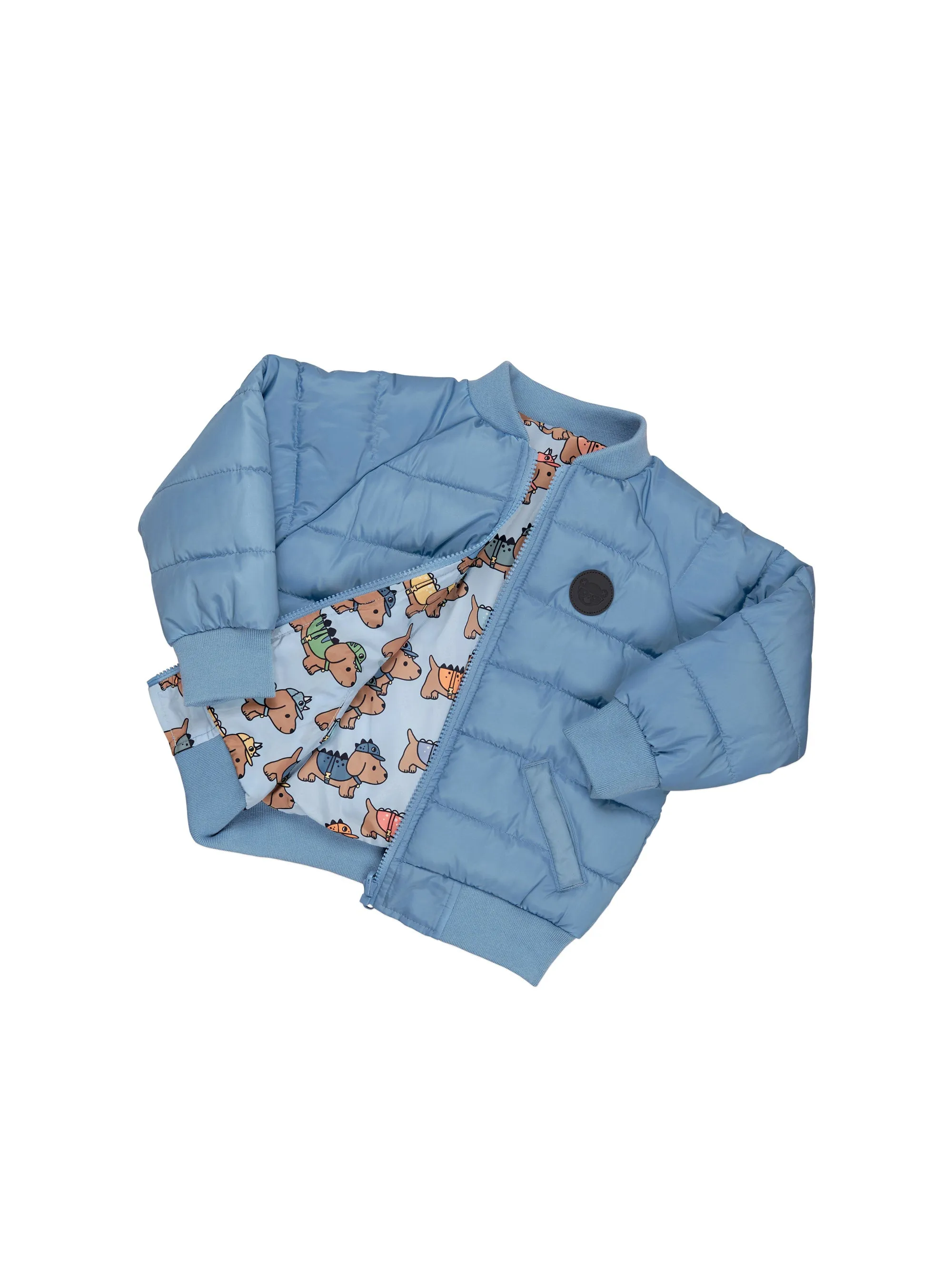 Huxbaby Dino Dog Reversible Bomber