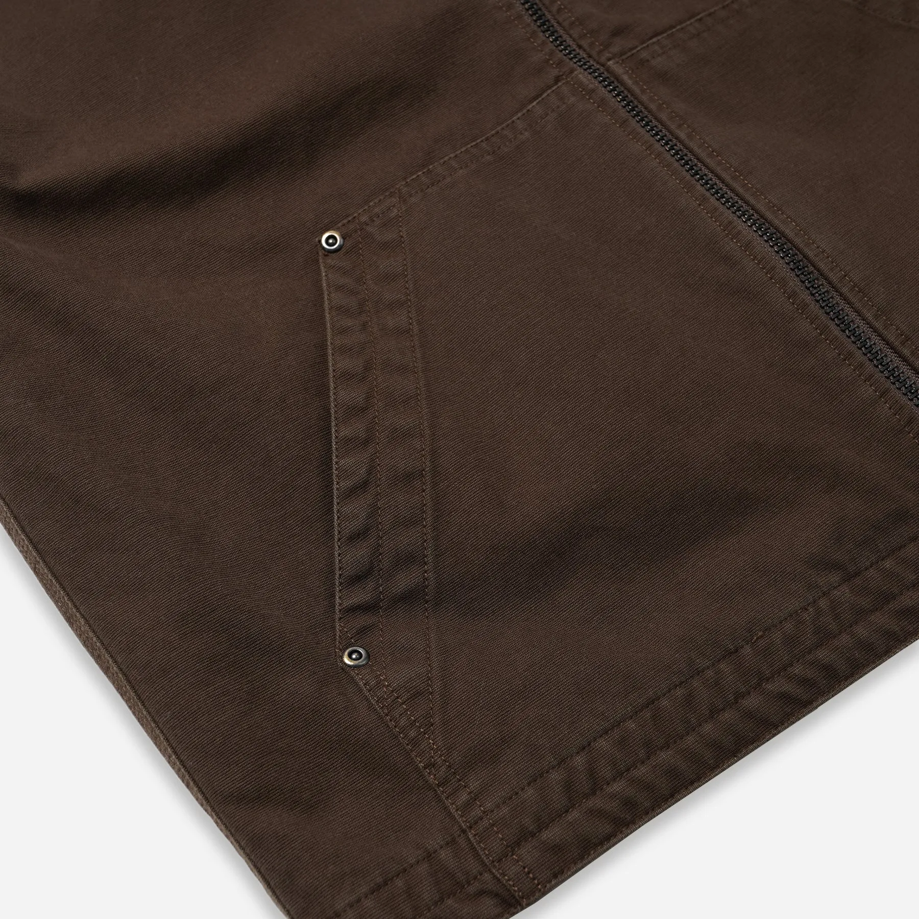 JUNGLE CLOTH DECK VEST -  BROWN