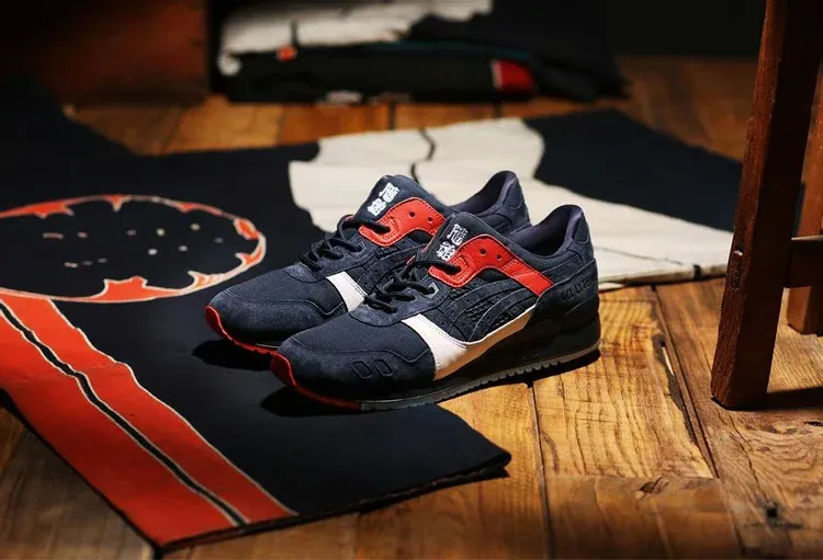 Kickslab x gel lyte iii 'hikeshi hanten' japan edition Asics sneakers, blue