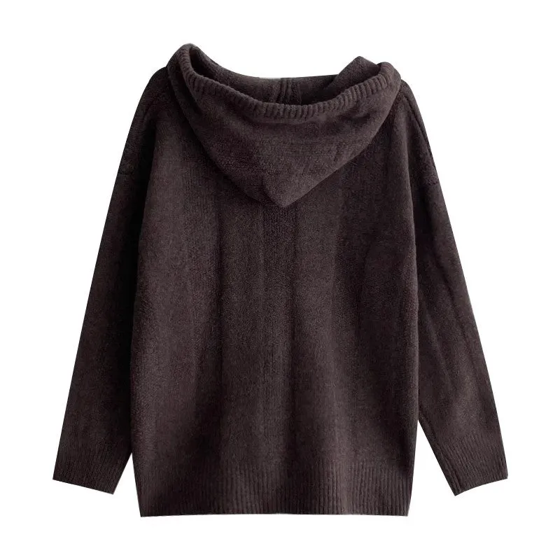 long-sleeved sweater jacket casual sweater top      S4684