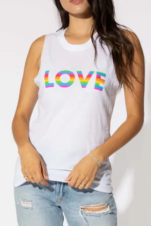 Love Rainbow Muscle Tank