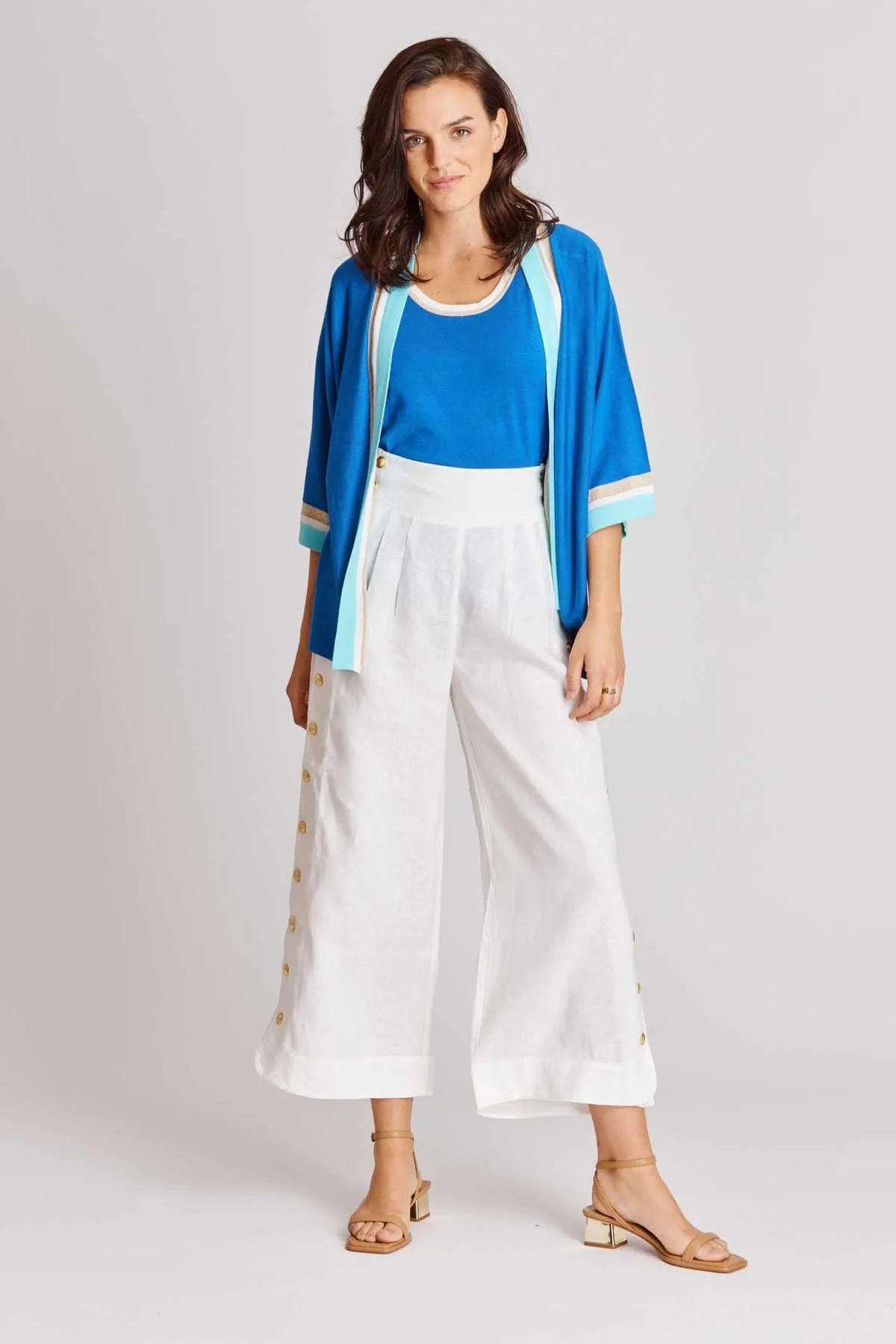 Maiwen Linen Pant -White