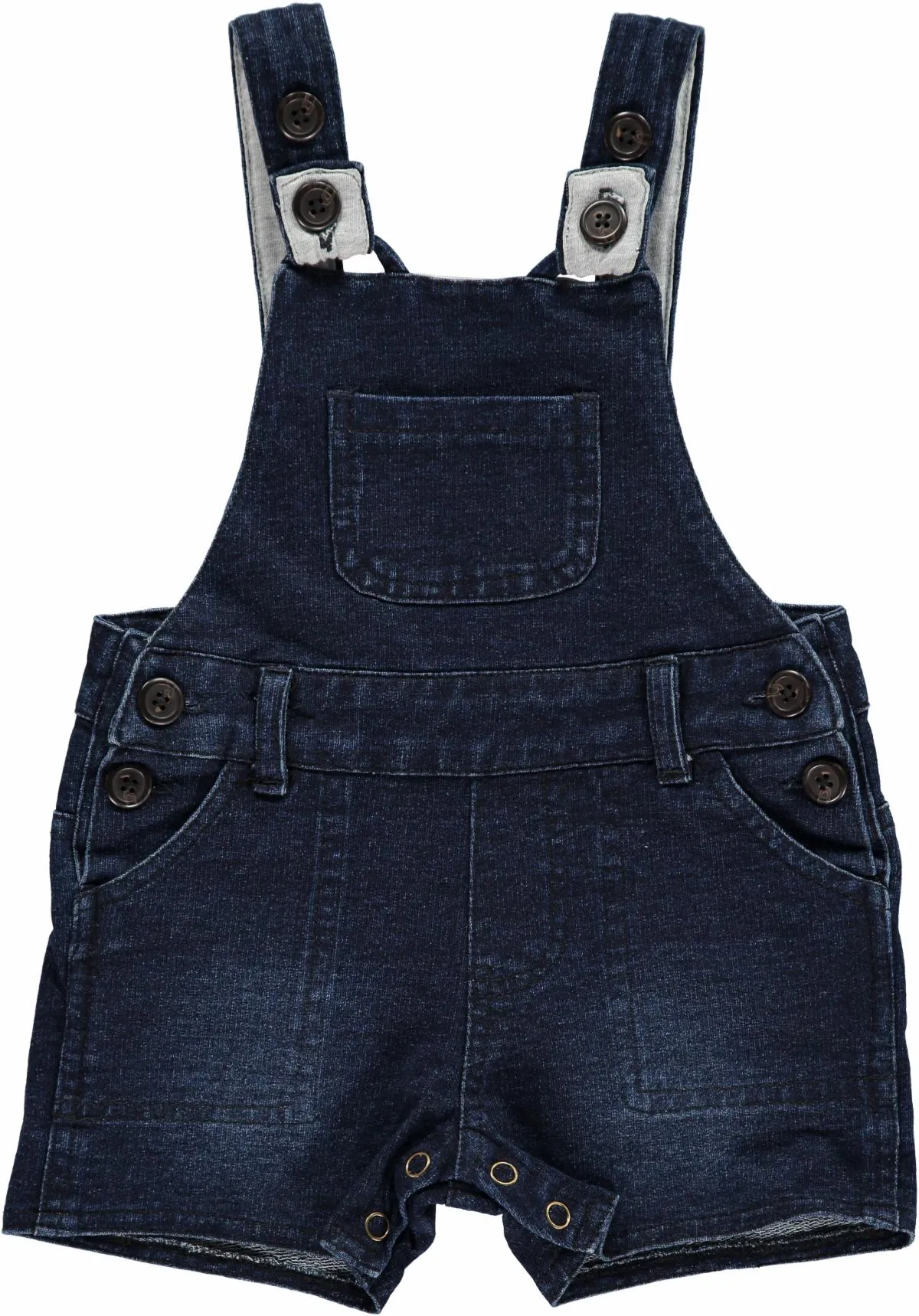 Me & Henry Jonty Denim Shortie Overall in Navy