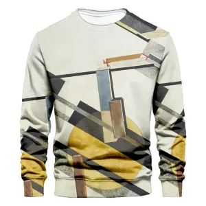 Men's Casual Crew Neck 3D Print Sweater - 10 Designs