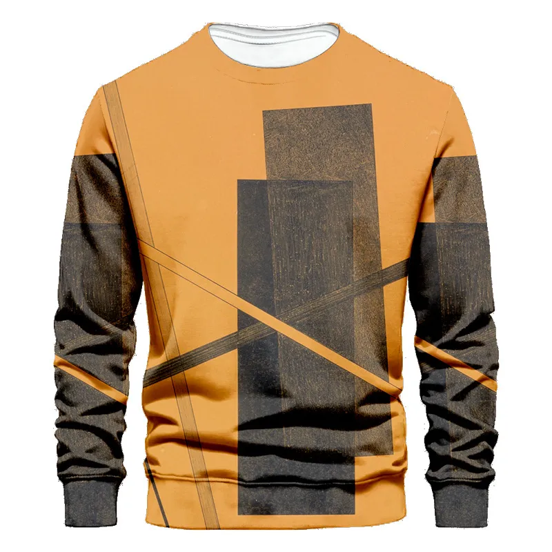 Men's Casual Crew Neck 3D Print Sweater - 10 Designs