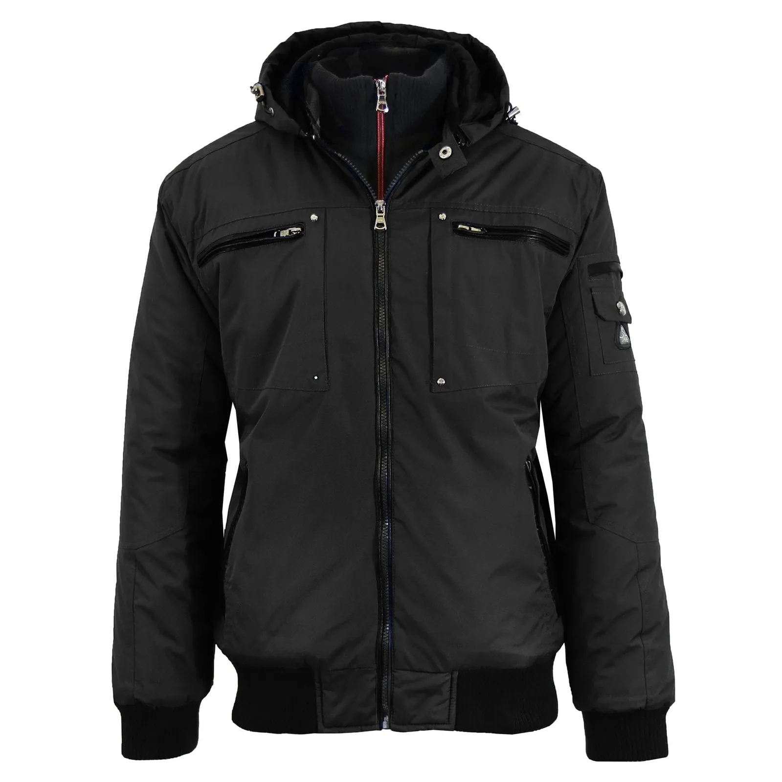 Men's Heavyweight Jacket With Detachable Hood