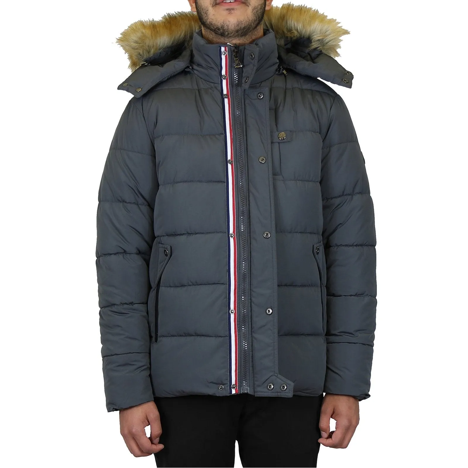 Men's Heavyweight Jacket With Detachable Hood