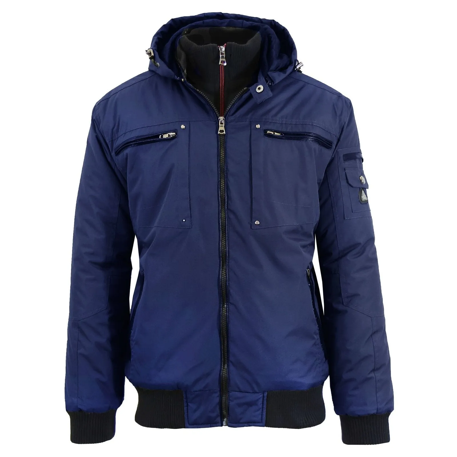 Men's Heavyweight Jacket With Detachable Hood