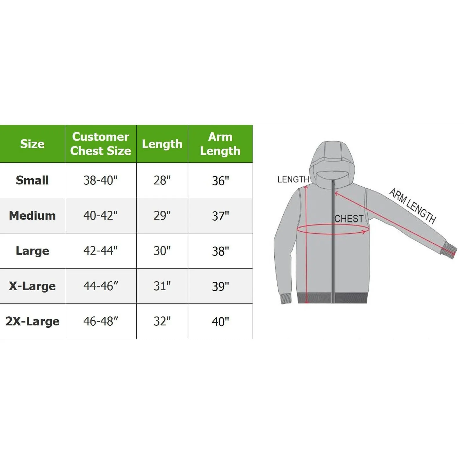 Men's Heavyweight Jacket With Detachable Hood