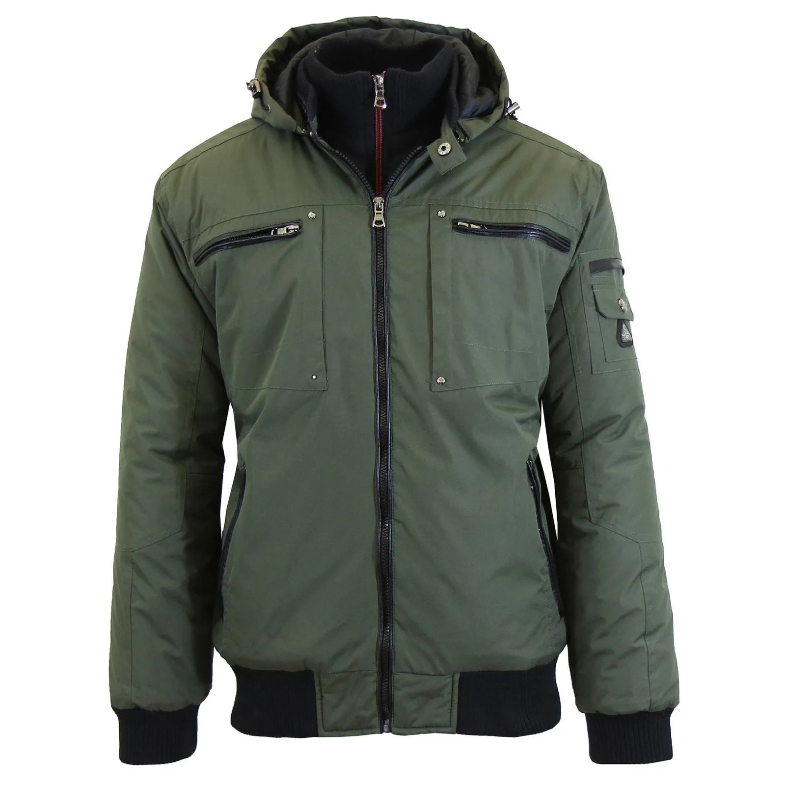 Men's Heavyweight Jacket With Detachable Hood