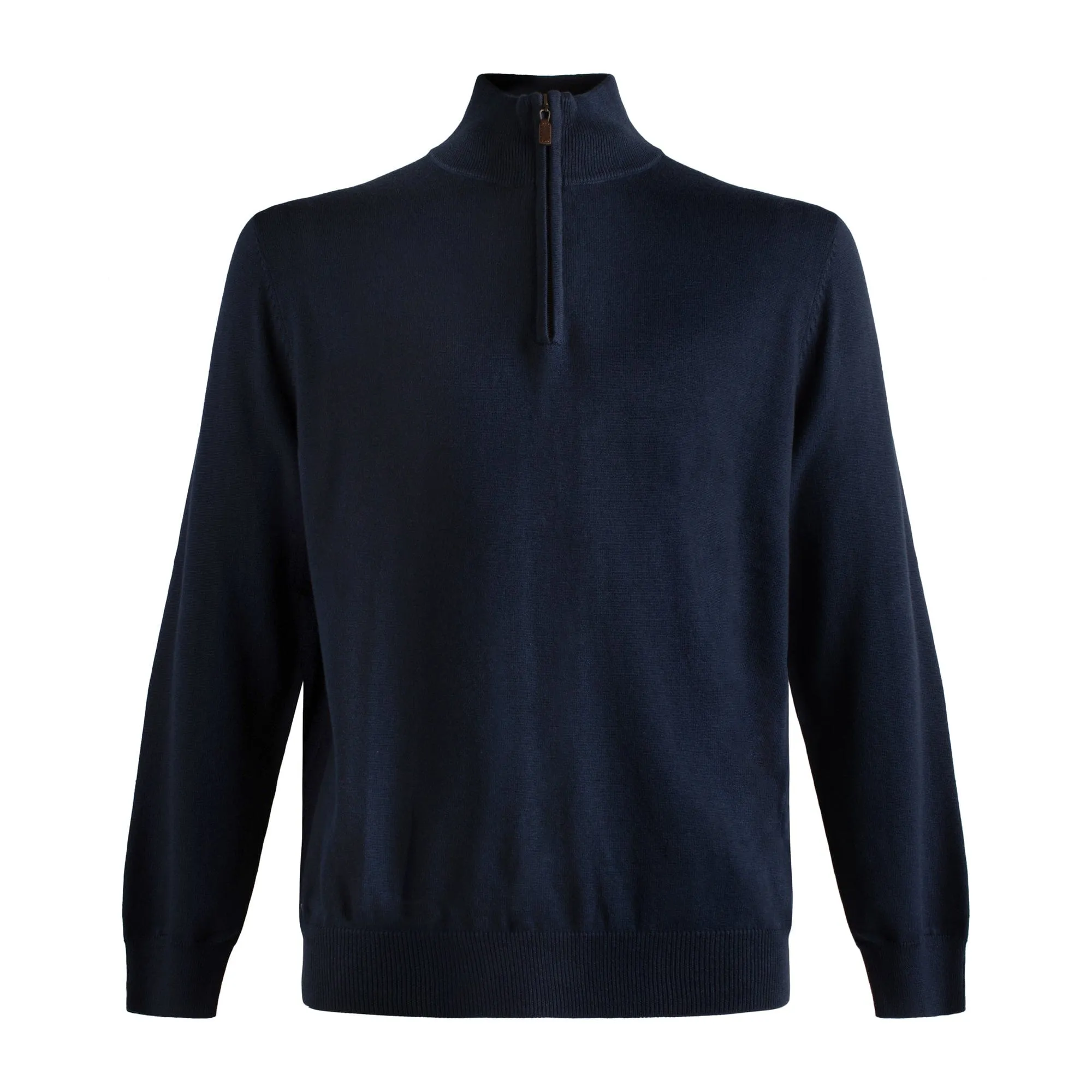 Mens Light Weight Quarter Zip Sweaters in Cotton Silk Nylon Available in 11-Color