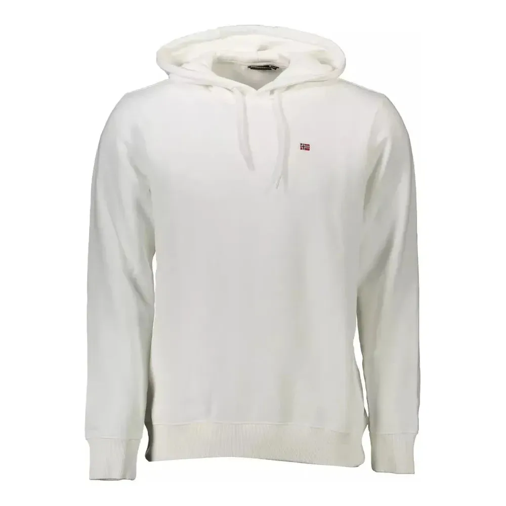 Napapijri White Cotton Men Sweater